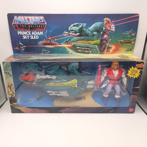 HeMan and the Masters of the Universe Prince Adam Sky Sled New in Packaging - Picture 1 of 8